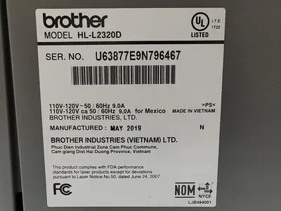 Brother HL-2320D Image