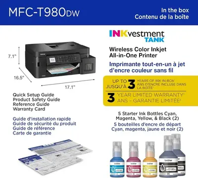 Brother MFCT980DW Image