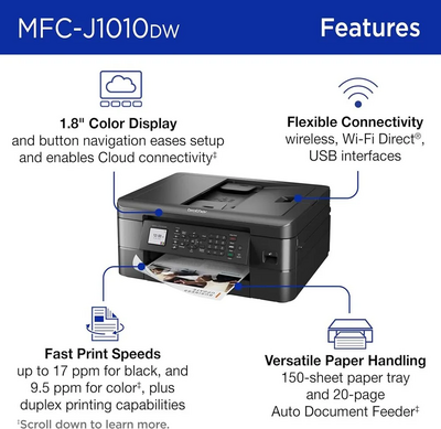 Brother MFCJ1010DW Image