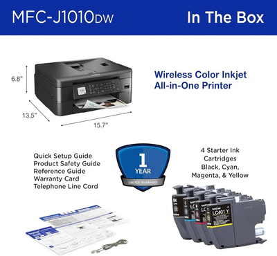 Brother MFCJ1010DW Image