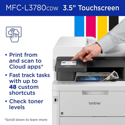 Brother New MFCL3780CDW: Adds Optional Paper Tray Image