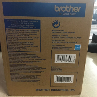 Brother QL820NWB (With USB Host Interface) Image