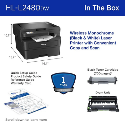 Brother HLL2480DW Image
