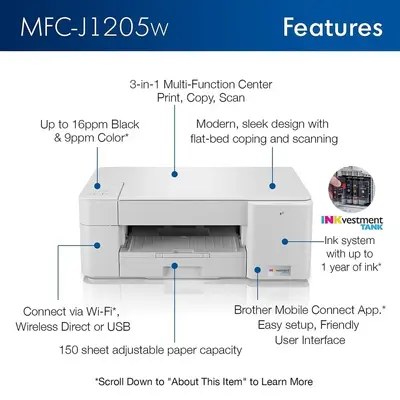 Brother MFCJ1205W Image