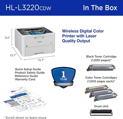 Brother HLL3220CDW (With 2-sided Printing) Image