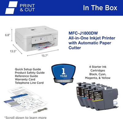 Brother Inkjet All-in-One Printer Image