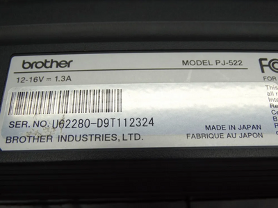 Brother PJ-522 Image
