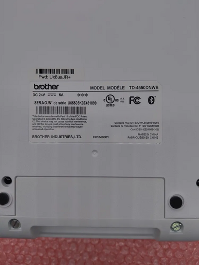 Brother Td4550dnwb Image