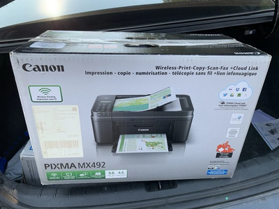 Canon PIXMA MX492 Black Wireless Image