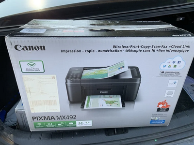 Canon PIXMA MX492 Black Wireless Image