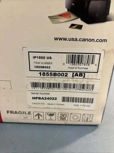 Canon Pixma ip1800 Image