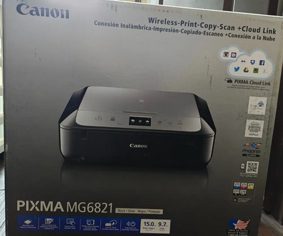 Canon PIXMA MG6821 Black/Silver Wireless Image