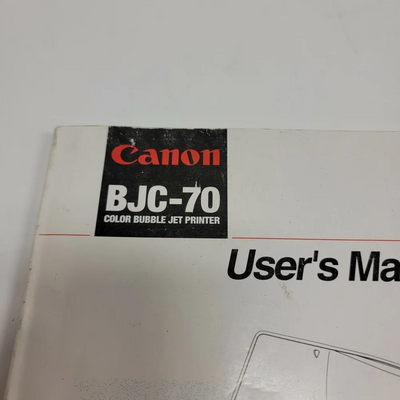 Canon BJC 70 Image