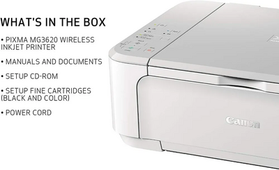Canon PIXMA MG3620 White Wireless Image