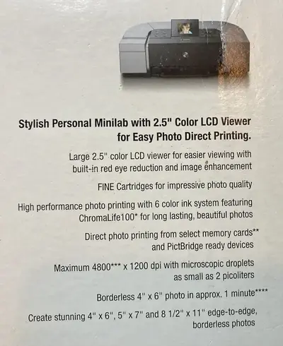 Canon PIXMA IP6220D Image