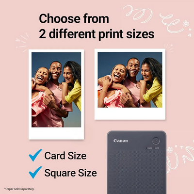 Canon SELPHY QX20 Compact Photo Printer Dark Gray Image