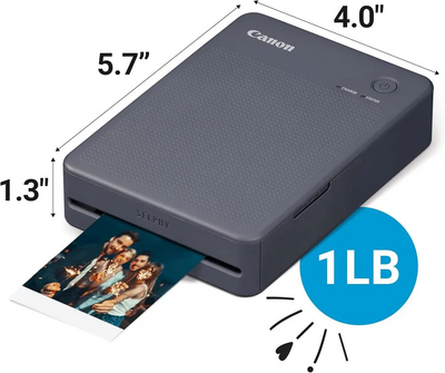 Canon SELPHY QX20 Compact Photo Printer Dark Gray Image