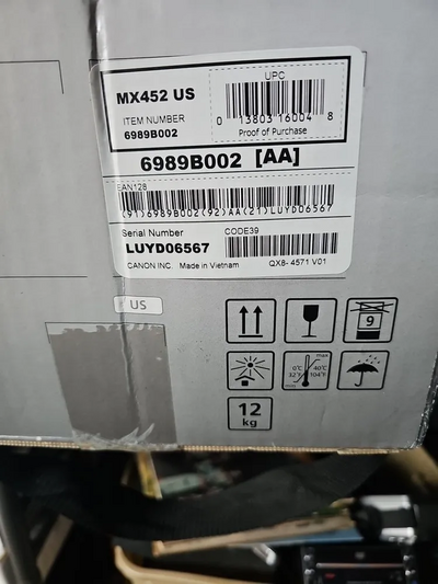 Canon Mx452 Image