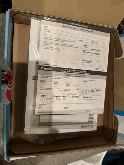 Canon SELPHY CP400 Image