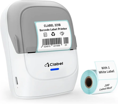 CLABEL 2 Inch-White Image