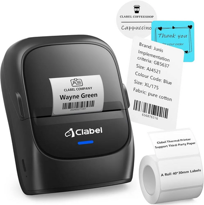 CLABEL 2 Inch-Black Image