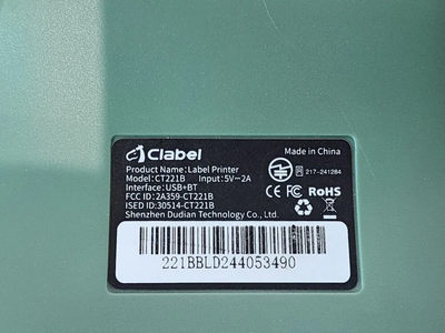 CLABEL CT221B Image