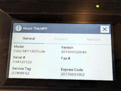 Dell H825cdw Image