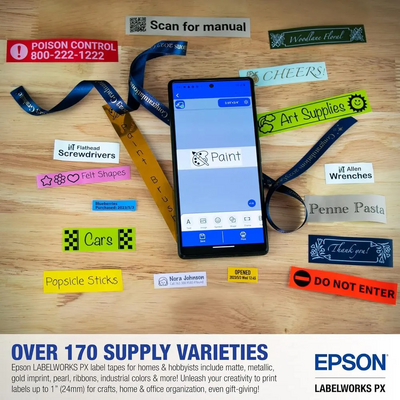 Epson LabelWorks LW-C610PXADPT-BLK Image