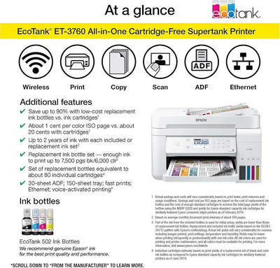 EPSON PRINT ET-3760 Image