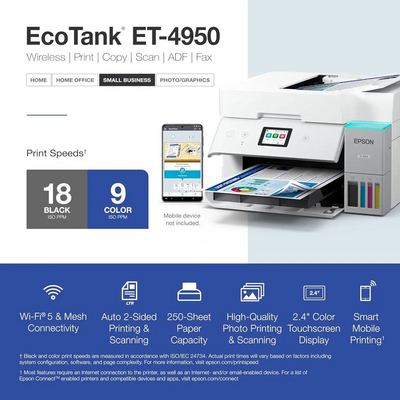 Epson EcoTank ET-4950 White Image