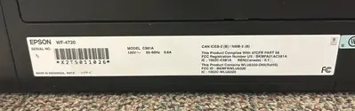 Epson WF-3720 Image