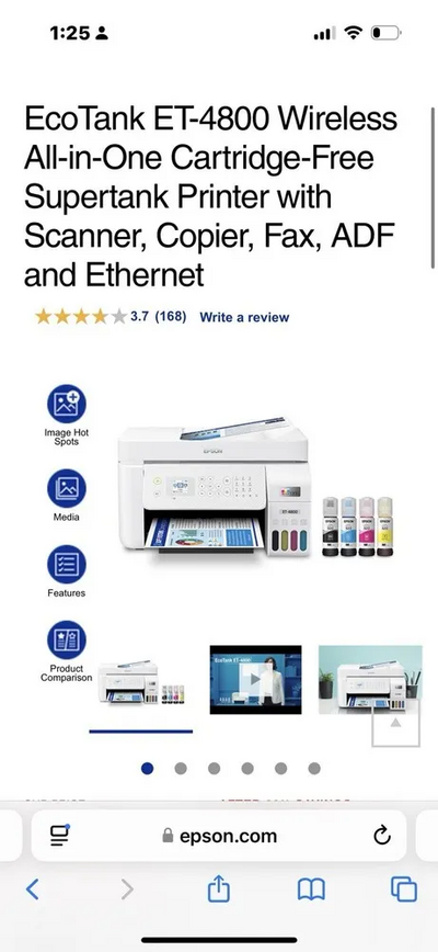 Epson Ecotank et-2850 Image