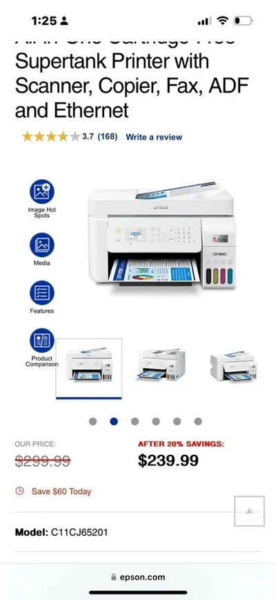 Epson Ecotank et-2850 Image