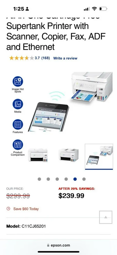 Epson Ecotank et-2850 Image