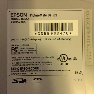 Epson C11C556001 Image
