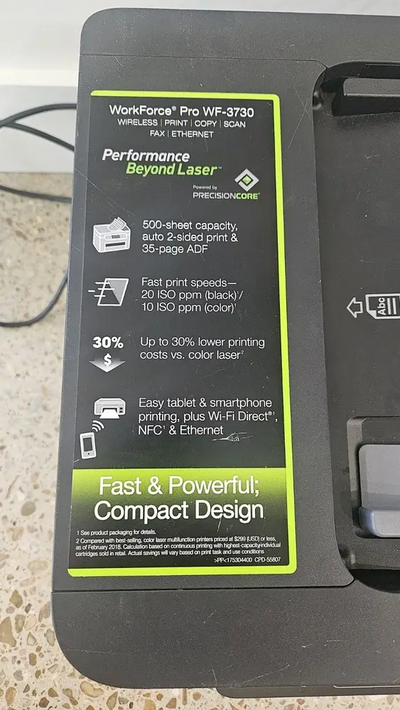 Epson Workforce pro wf-3730 Image
