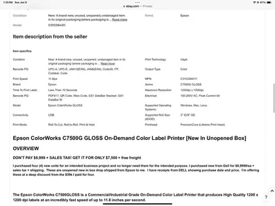 Epson C7500GE Image