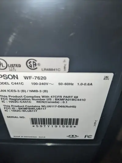Epson Workforce wf-7620 Image