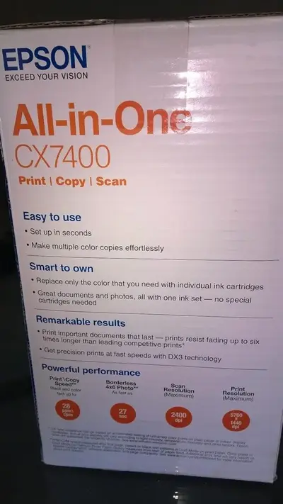 Epson CX7400 All In One Printer Image