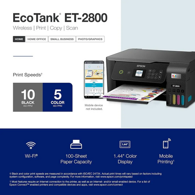 Epson ET-2800 Black Image