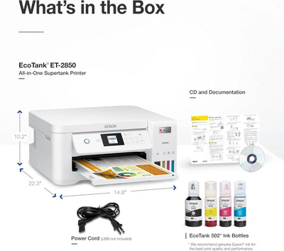 Epson ET-2850 White Image