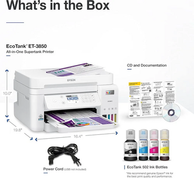 Epson ET-3850 White Image