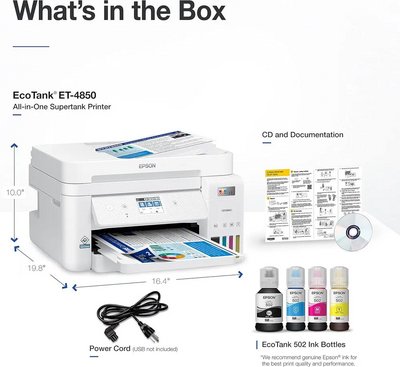 Epson ET-4850 White Image