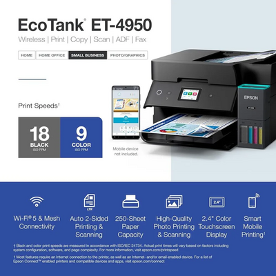 Epson EcoTank ET-4950 Black Image