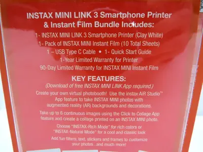 Fujifilm Instax Mini Link 3 Image