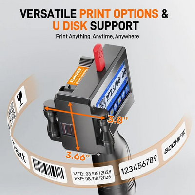 GOCHIFIX 12.7mm Handheld Inkjet Printer Image
