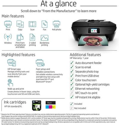 Hewlett Packard Inkjet Printers 7855 Image