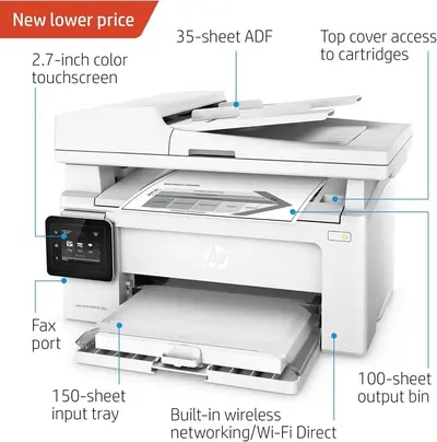 Hewlett Packard Inkjet Printers M130FW Image
