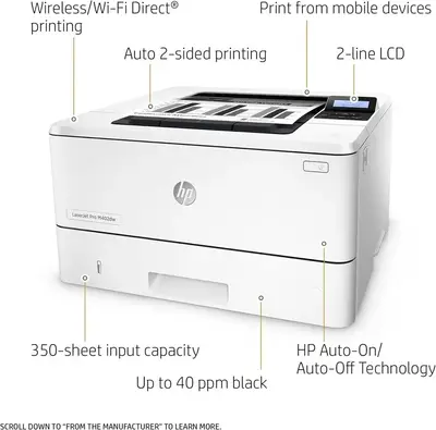 Hewlett Packard Inkjet Printers 402dw-cr Image