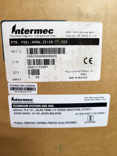 Honeywell PX6C010000000020 Image